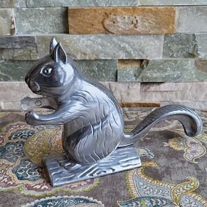 Vintage Cast Aluminum Squirrel Nut Cracker